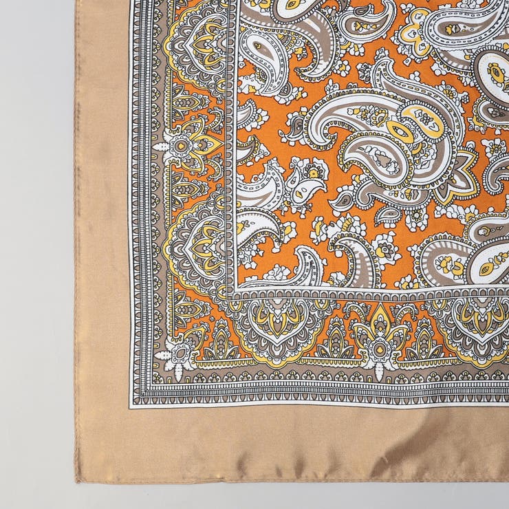 ペイズリー柄プリント大判スカーフ | coen【women】 | 詳細画像3 