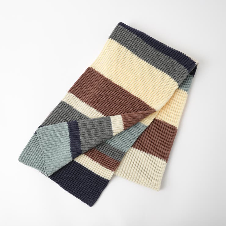 マルチカラーボーダーマフラー[品番：COEW0005004]｜coen【women