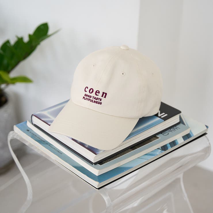 OFF WHITE | 【新色登場】coen（コーエン）ロゴ刺繍キャップ | coen【women】
