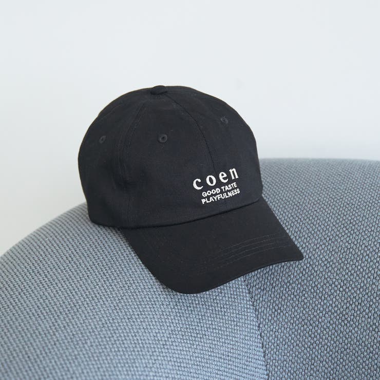 BLACK | 【新色登場】coen（コーエン）ロゴ刺繍キャップ | coen【women】