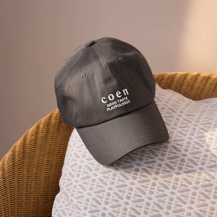 DK.GRAY | 【新色登場】coen（コーエン）ロゴ刺繍キャップ | coen【women】