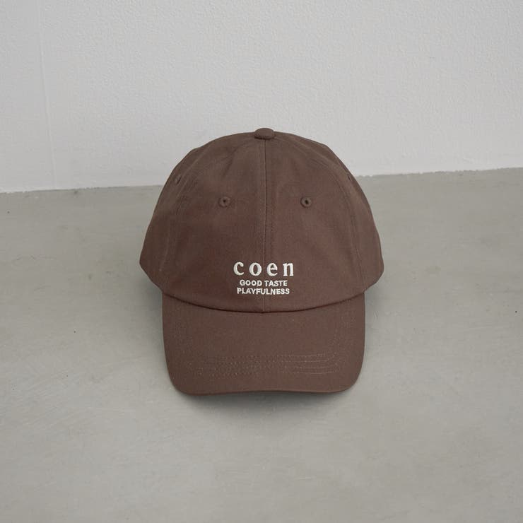 MD.BROWN | 【再入荷/新色登場】coen（コーエン）ロゴ刺繍キャップ | coen【women】