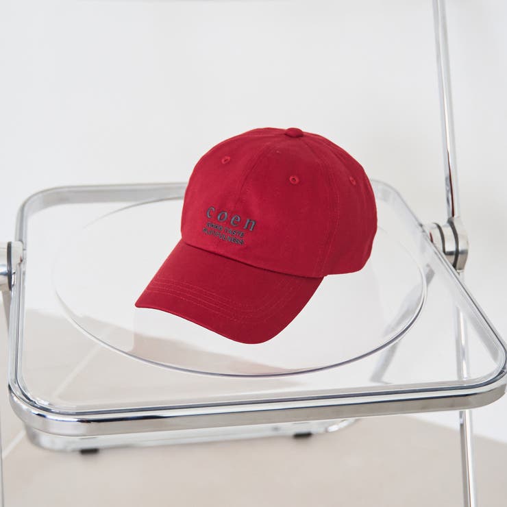 WINE | 【新色登場】coen（コーエン）ロゴ刺繍キャップ | coen【women】