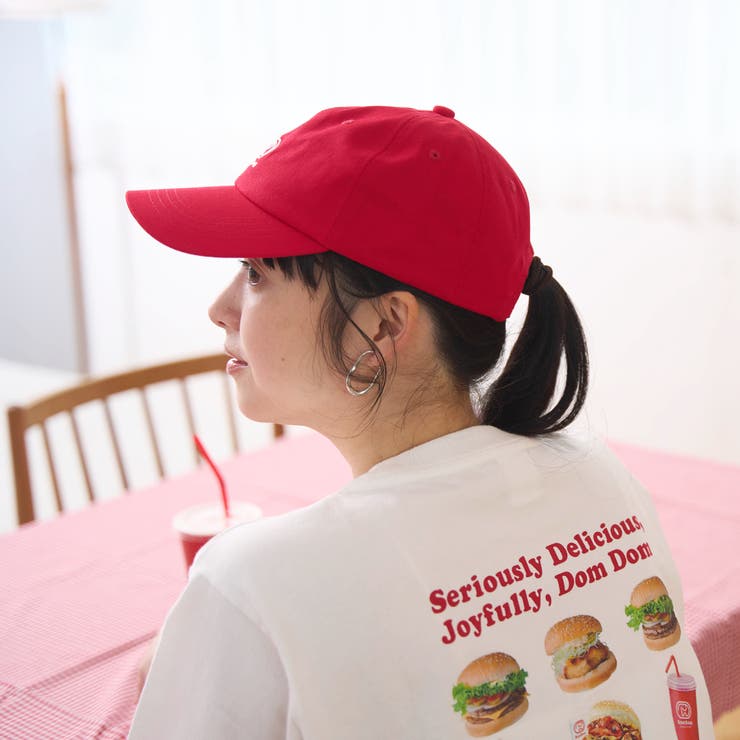 【DOMDOM（ドムドム）×coen】ロゴ刺繍ツイル6パネルキャップ | coen【women】 | 詳細画像13 