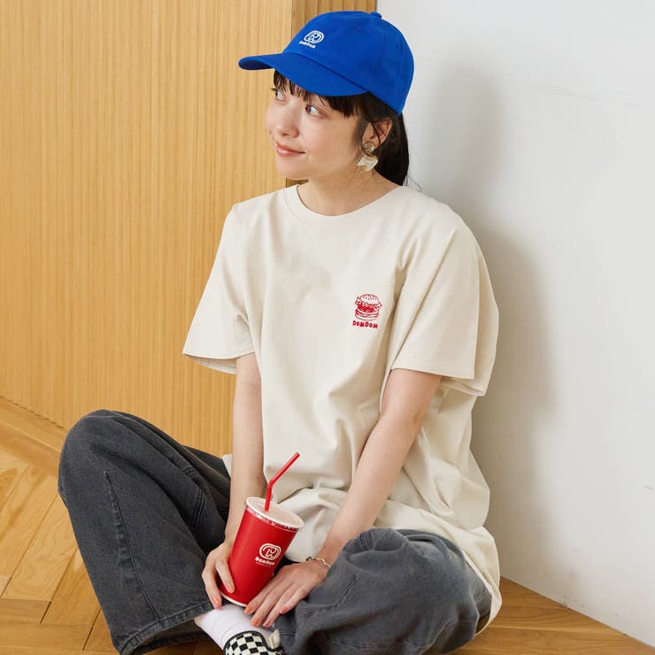 【DOMDOM（ドムドム）×coen】ロゴ刺繍ツイル6パネルキャップ | coen【women】 | 詳細画像16 