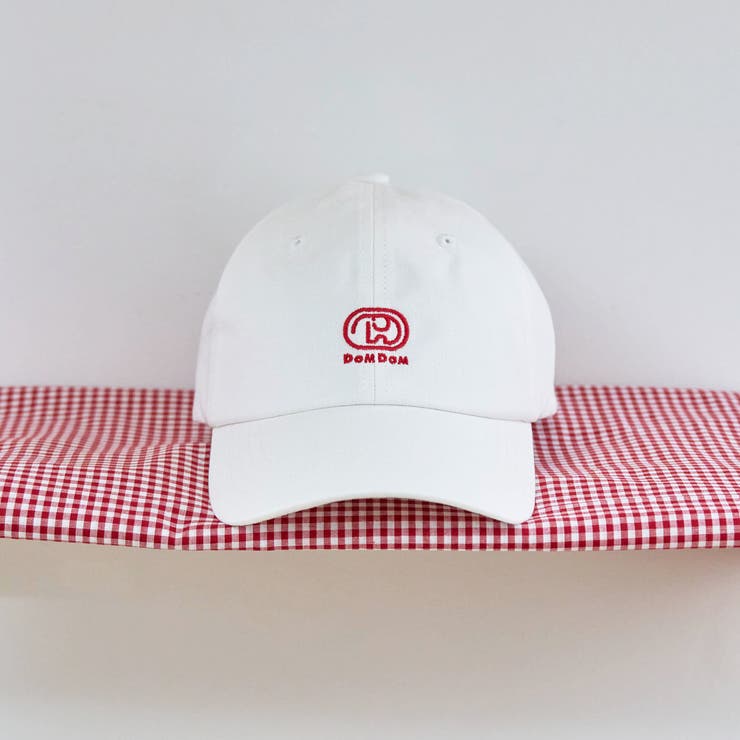OFF WHITE | 【DOMDOM（ドムドム）×coen】ロゴ刺繍ツイル6パネルキャップ | coen【women】