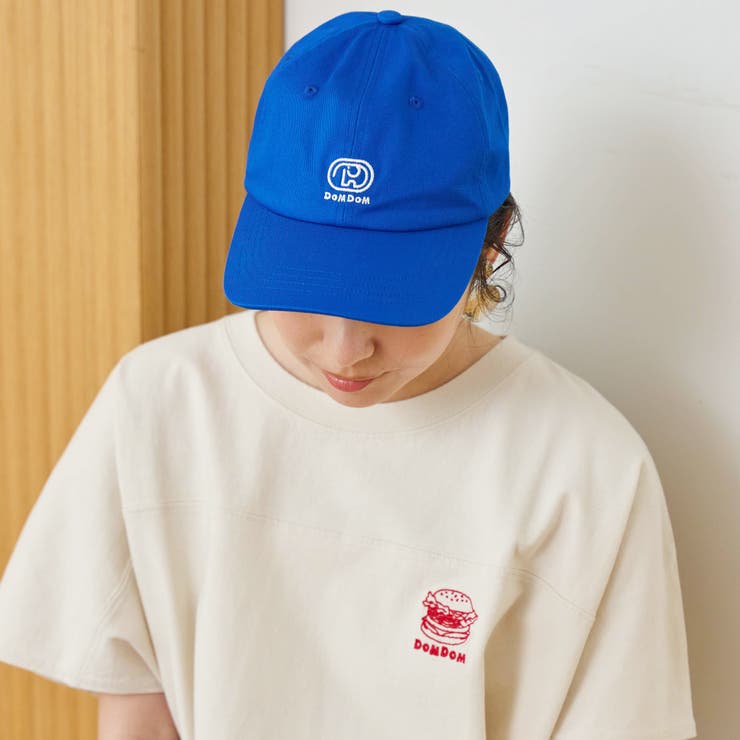 ROYAL | 【DOMDOM（ドムドム）×coen】ロゴ刺繍ツイル6パネルキャップ | coen【women】