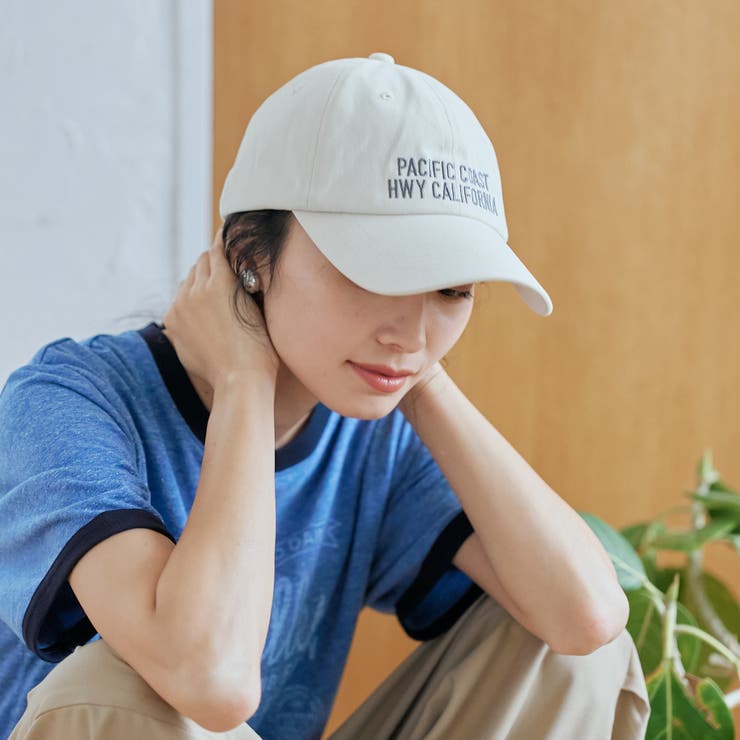 【I LOVE LA（アイラブエルエー）】ロゴ刺繍 ツイル6パネルキャップ | coen【women】 | 詳細画像2 