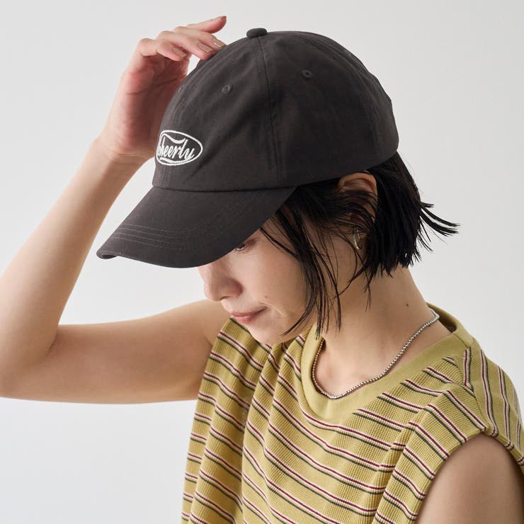 オーバルロゴ配色刺繍 6パネルキャップ | coen【women】 | 詳細画像2 