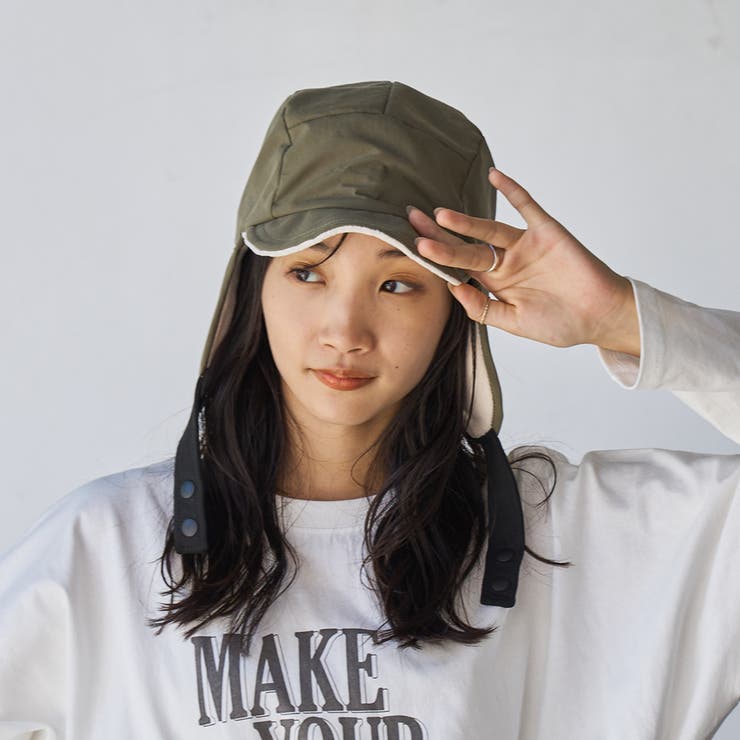 帽子 キャップ 《WAAC》WOMENS フライトキャップ - 財布、帽子