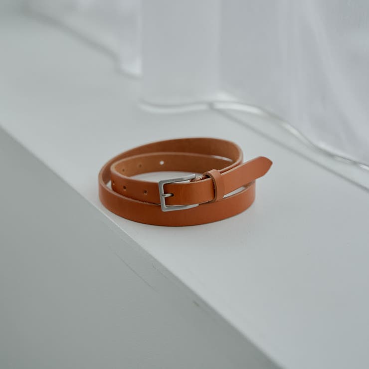 MD.BROWN | 栃木レザーベルト20ｍｍ | coen【women】