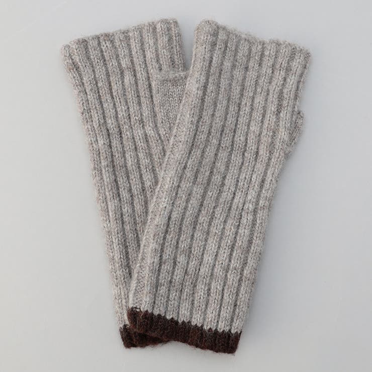 MOCA | 配色ラインリブアームウォーマー | coen【women】