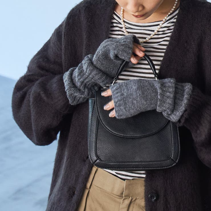 DK.GRAY | リブアームウォーマー | coen【women】