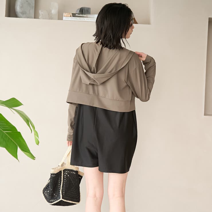 【2点セット WEB限定】オールインワン＋ラッシュガード スイムウエア（UVカッ… | coen【women】 | 詳細画像10 