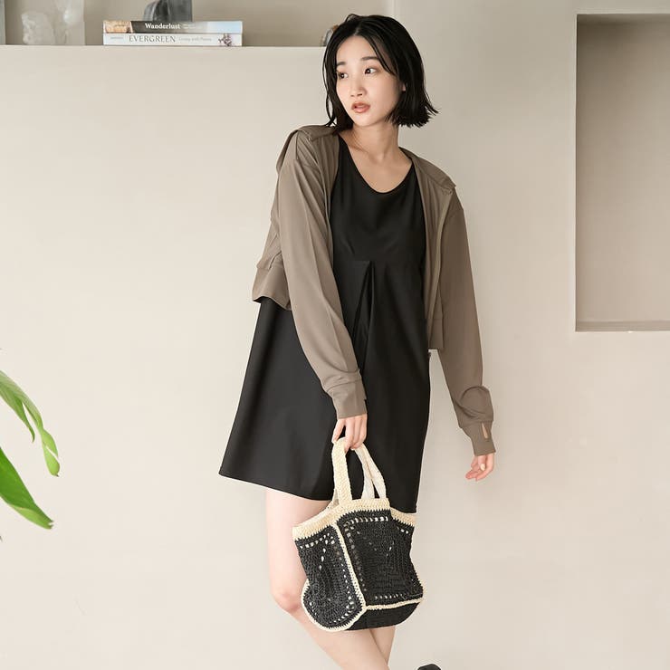 【2点セット WEB限定】オールインワン＋ラッシュガード スイムウエア（UVカッ… | coen【women】 | 詳細画像11 