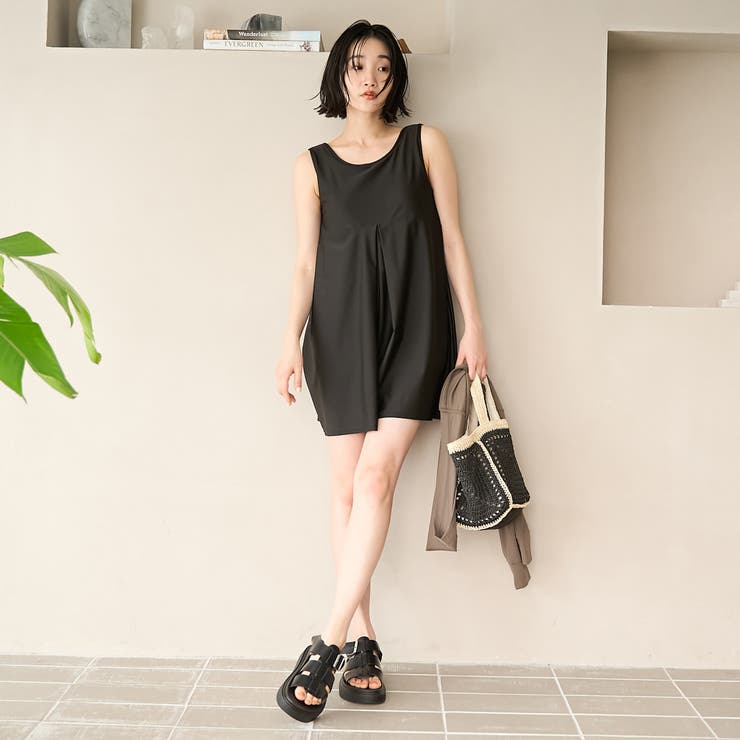 【2点セット WEB限定】オールインワン＋ラッシュガード スイムウエア（UVカッ… | coen【women】 | 詳細画像17 