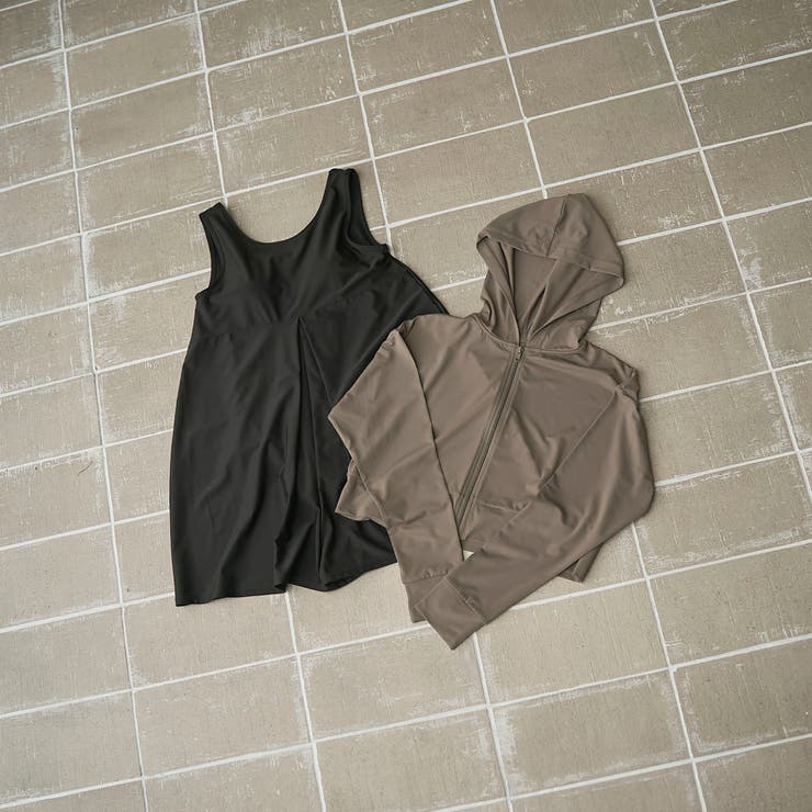 【2点セット WEB限定】オールインワン＋ラッシュガード スイムウエア（UVカッ… | coen【women】 | 詳細画像2 