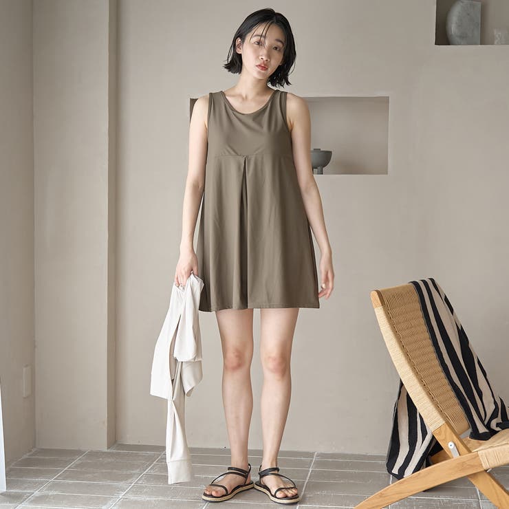 【2点セット WEB限定】オールインワン＋ラッシュガード スイムウエア（UVカッ… | coen【women】 | 詳細画像28 