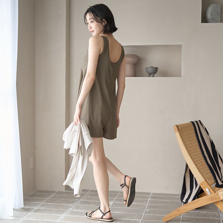 【2点セット WEB限定】オールインワン＋ラッシュガード スイムウエア（UVカッ… | coen【women】 | 詳細画像29 