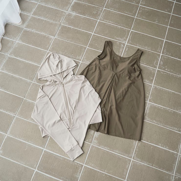 【2点セット WEB限定】オールインワン＋ラッシュガード スイムウエア（UVカッ… | coen【women】 | 詳細画像3 