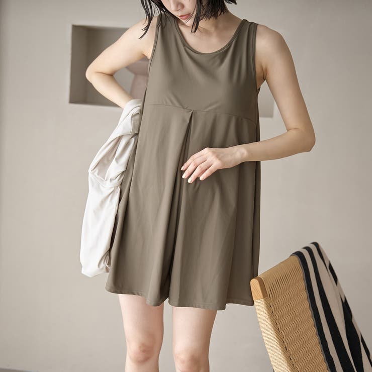 【2点セット WEB限定】オールインワン＋ラッシュガード スイムウエア（UVカッ… | coen【women】 | 詳細画像32 