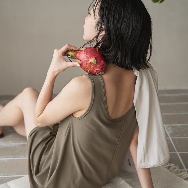 【2点セット WEB限定】オールインワン＋ラッシュガード スイムウエア（UVカッ… | coen【women】 | 詳細画像39 