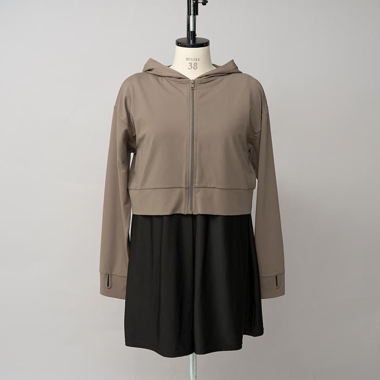 【2点セット WEB限定】オールインワン＋ラッシュガード スイムウエア（UVカッ… | coen【women】 | 詳細画像46 