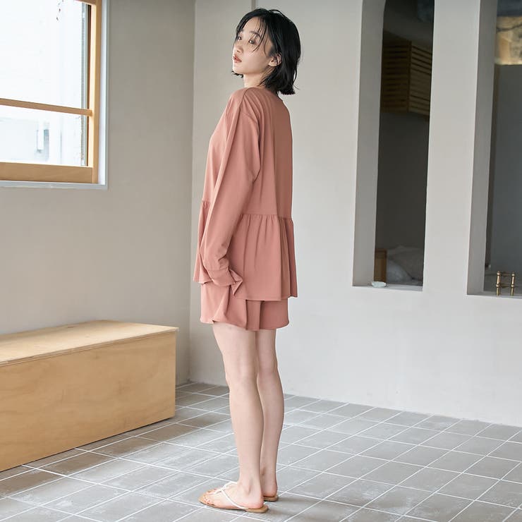 【2点セット WEB限定】ペプラムラッシュガード＋ショートパンツ スイムウエア（… | coen【women】 | 詳細画像34 