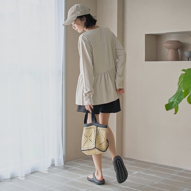 【2点セット WEB限定】ペプラムラッシュガード＋ショートパンツ スイムウエア（… | coen【women】 | 詳細画像7 