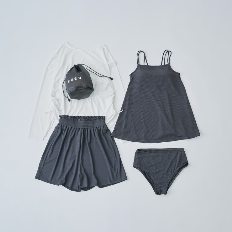 5点セット】フレアキャミソールスイムウェア[品番：COEW0007214