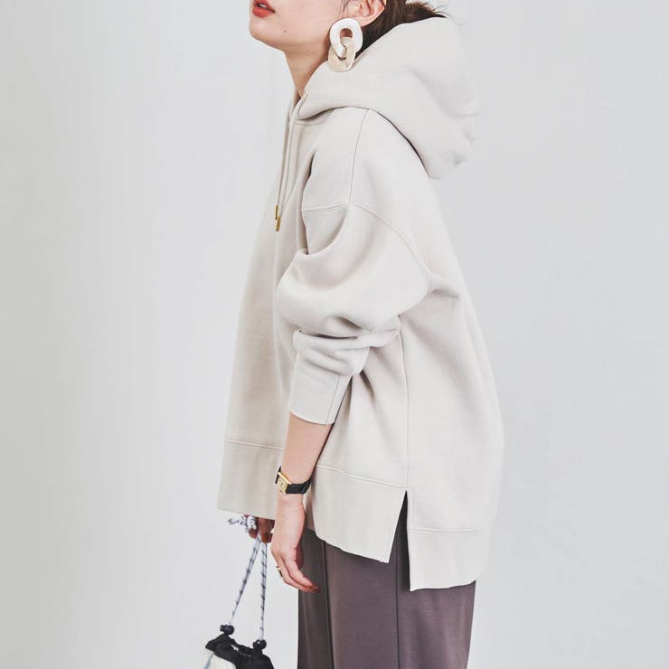 OFF WHITE | 【WEB限定復刻】CVC裏起毛オーバーサイズフーディパーカー（セットアップ対応可… | coen【women】