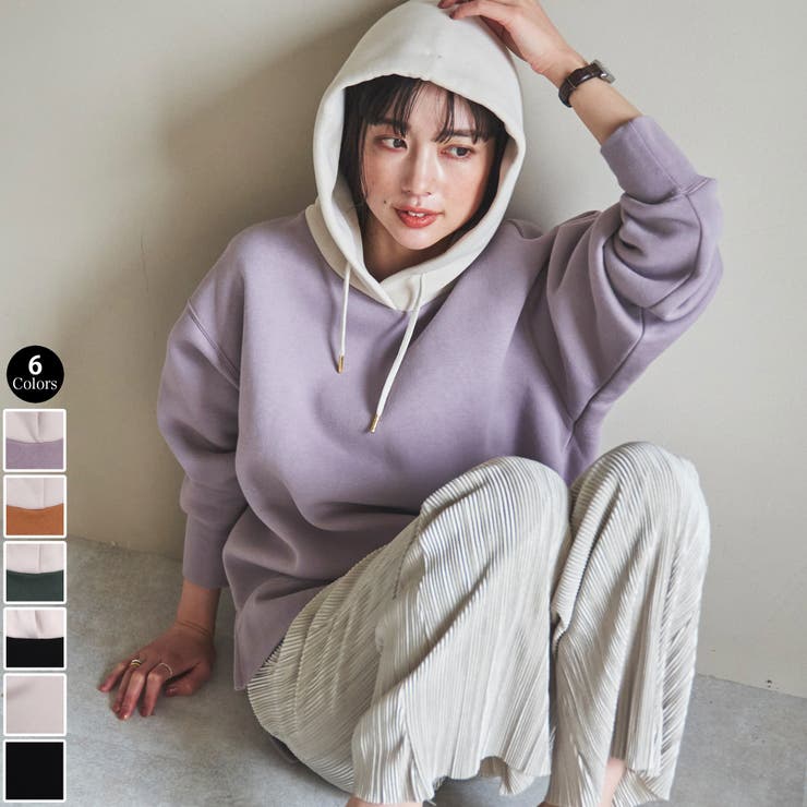 その他5 | 【WEB限定復刻】CVC裏起毛オーバーサイズフーディパーカー（セットアップ対応可… | coen【women】
