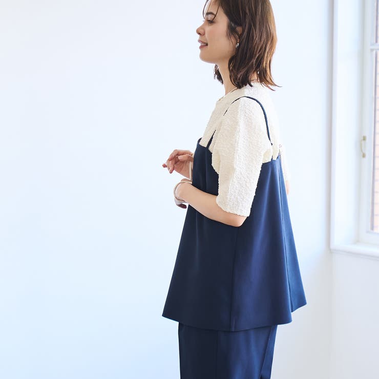 【RONEL】ストレッチキャミソールトップ(セットアップ対応可能) | coen【women】 | 詳細画像16 