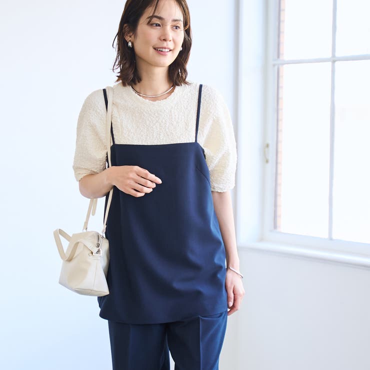 【RONEL】ストレッチキャミソールトップ(セットアップ対応可能) | coen【women】 | 詳細画像17 