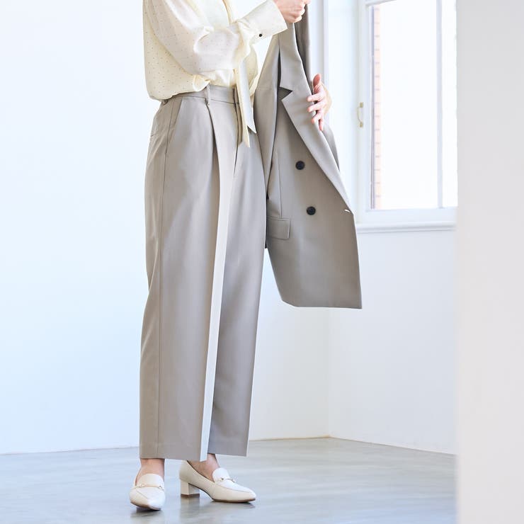 【RONEL】ストレッチタックワイドパンツ(セットアップ対応可能) | coen【women】 | 詳細画像15 