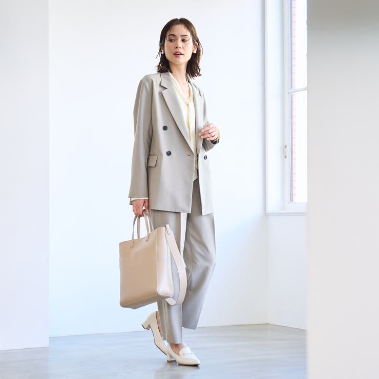 【RONEL】ストレッチタックワイドパンツ(セットアップ対応可能) | coen【women】 | 詳細画像24 