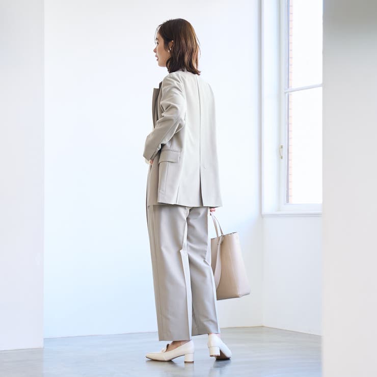 【RONEL】ストレッチタックワイドパンツ(セットアップ対応可能) | coen【women】 | 詳細画像26 