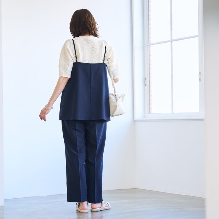 【RONEL】ストレッチタックワイドパンツ(セットアップ対応可能) | coen【women】 | 詳細画像9 