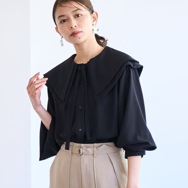 RONEL】セーラーカラーブラウス[品番：COEW0005985]｜coen【women