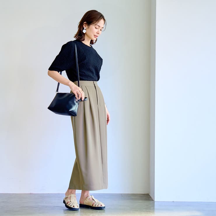 【RONEL】ダブルクロスタックスカート | coen【women】 | 詳細画像10 