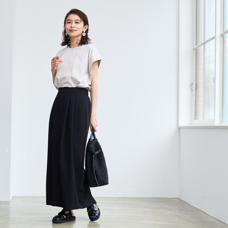 【RONEL】ダブルクロスタックスカート | coen【women】 | 詳細画像16 