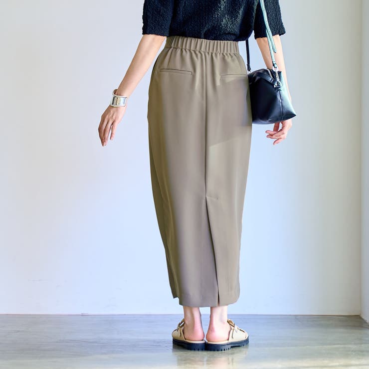 【RONEL】ダブルクロスタックスカート | coen【women】 | 詳細画像4 