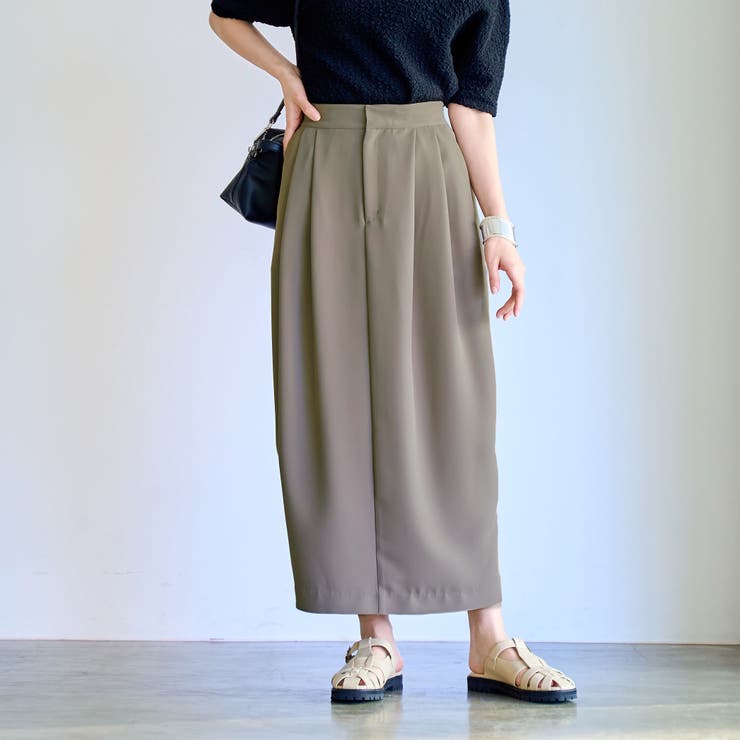 OLIVE | 【RONEL】ダブルクロスタックスカート | coen【women】
