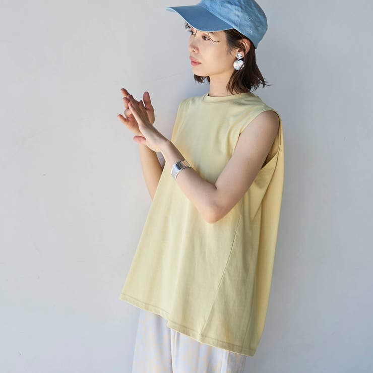 RONEL】タックノースリーブトップス[品番：COEW0005848]｜coen【women