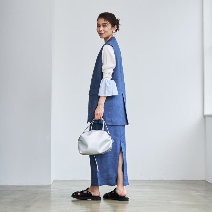 European Flax ジレ | coen【women】 | 詳細画像24 