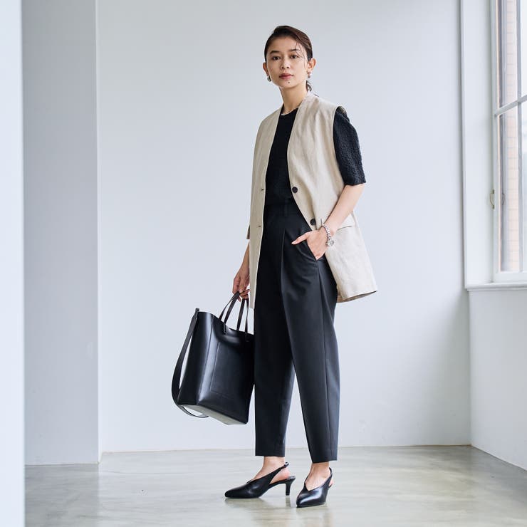 European Flax ジレ | coen【women】 | 詳細画像8 