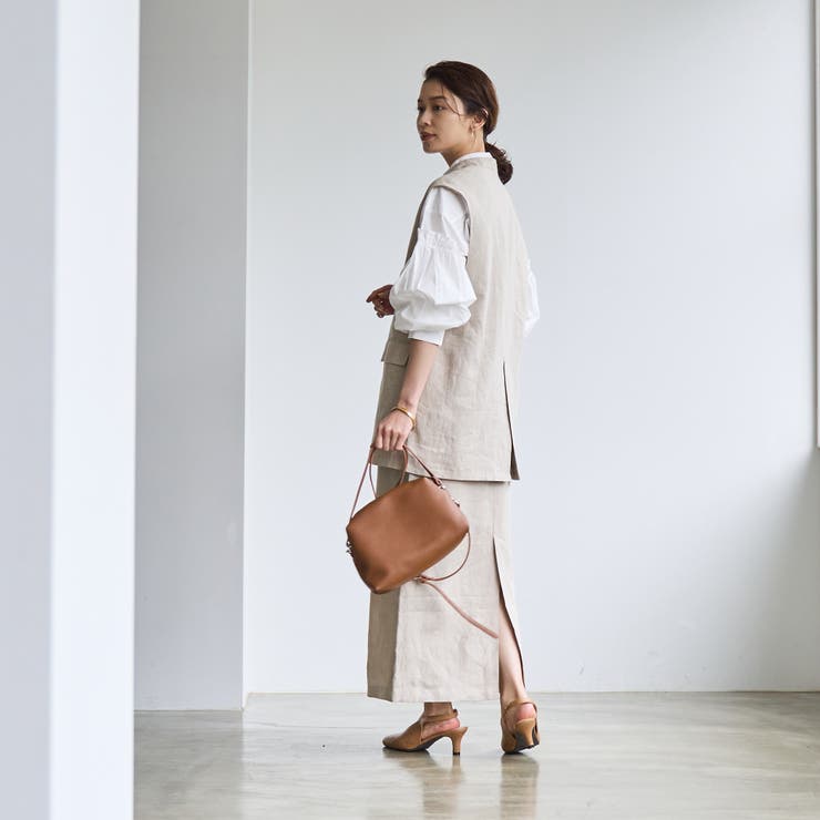 European Flax ナロースカート | coen【women】 | 詳細画像12 