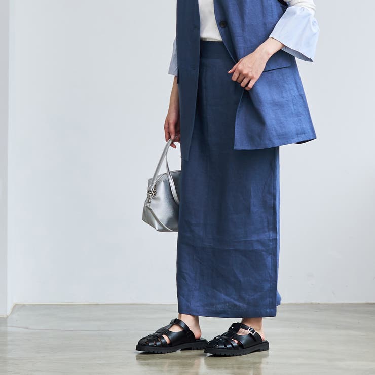 European Flax ナロースカート | coen【women】 | 詳細画像14 