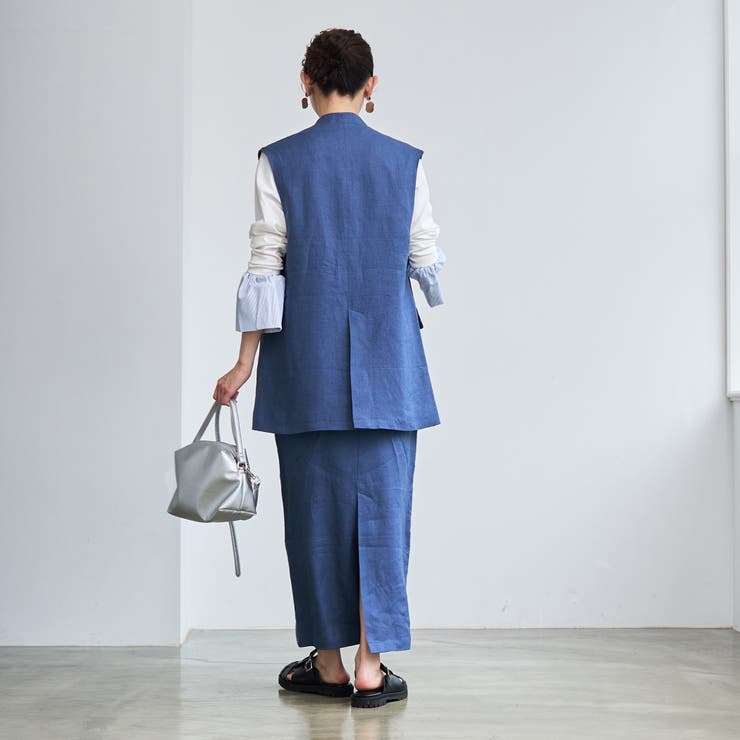 European Flax ナロースカート | coen【women】 | 詳細画像18 