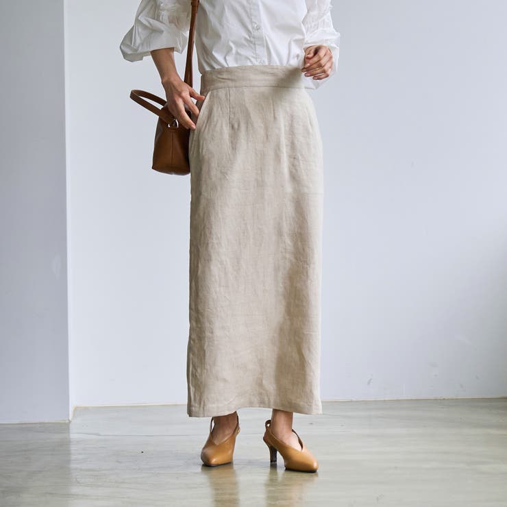 European Flax ナロースカート | coen【women】 | 詳細画像6 